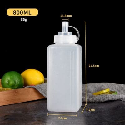 Bình đựng sốt cao cấp vòi rót rộng 800ml 