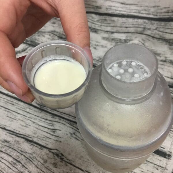 Bình lắc shaker | Bình lắc pha chế nhựa trong | Nắp tròn