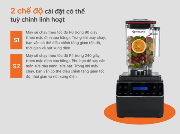Máy xay sinh tố công nghiệp Uniblend One Touch