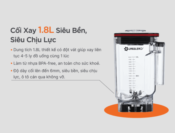 Máy xay sinh tố công nghiệp Uniblend One Touch