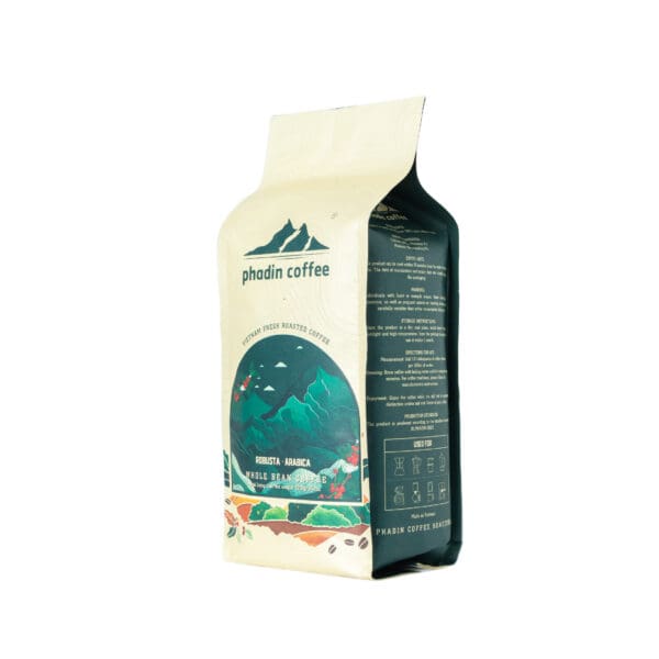 Cà phê hạt Arabica/Robusta - Cà phê rang nguyên chất 100%