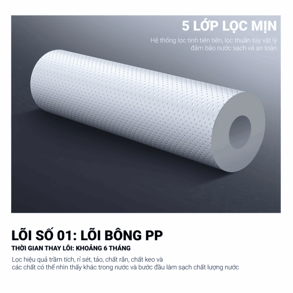 Máy lọc nước 5 giai đoạn| Foresto MC4+1 | Loại bỏ Clo dư | Giữ lại khoáng chất | 200l/h