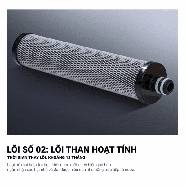 Máy lọc nước 5 giai đoạn| Foresto MC4+1 | Loại bỏ Clo dư | Giữ lại khoáng chất | 200l/h