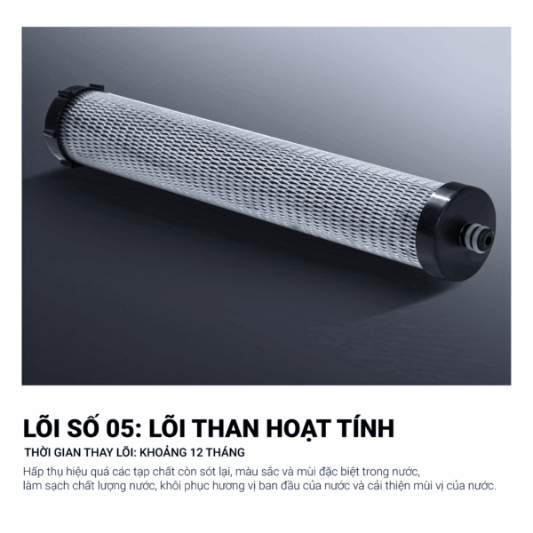 Máy lọc nước 5 giai đoạn| Foresto MC4+1 | Loại bỏ Clo dư | Giữ lại khoáng chất | 200l/h