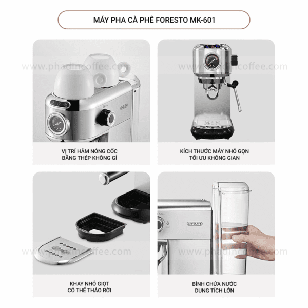 Máy pha cà phê Foresto MK-601