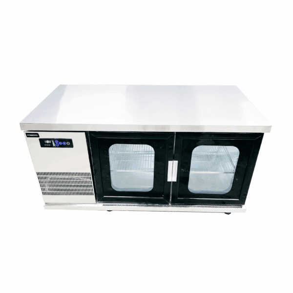 Bàn mát | Bàn lạnh quầy bar FORESTO KM-15 D1500xR600xC800 | Quạt gió | Cánh kính
