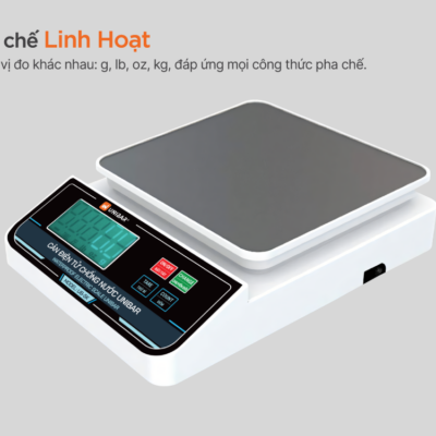 Bốn đơn vị đo của cân Unibar UDC-3K