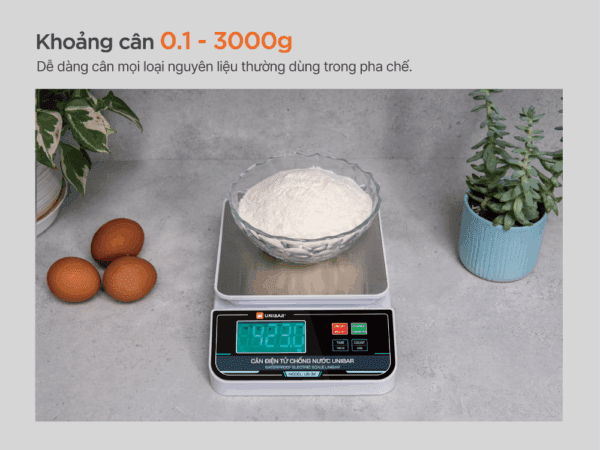 Cân điện tử chống nước Unibar UDC-3K