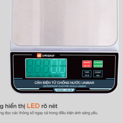 Màn hình LED của cân Unibar UDC-3K