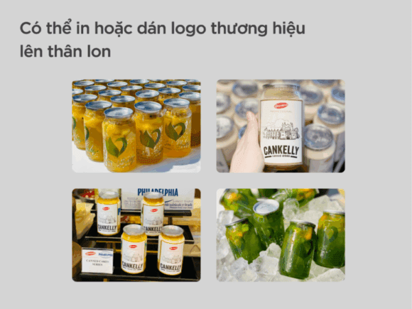 Lon nhựa PET nắp nhôm xé 330ml, 500ml, 700ml