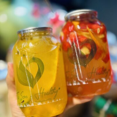 Lon nhựa PET nắp nhôm xé 330ml, 500ml, 700ml