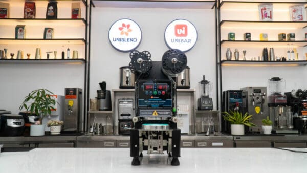 Máy dập nắp cốc tự động Unibar UBS-357