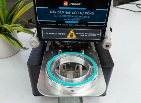 Máy dập nắp cốc tự động Unibar UBS-357