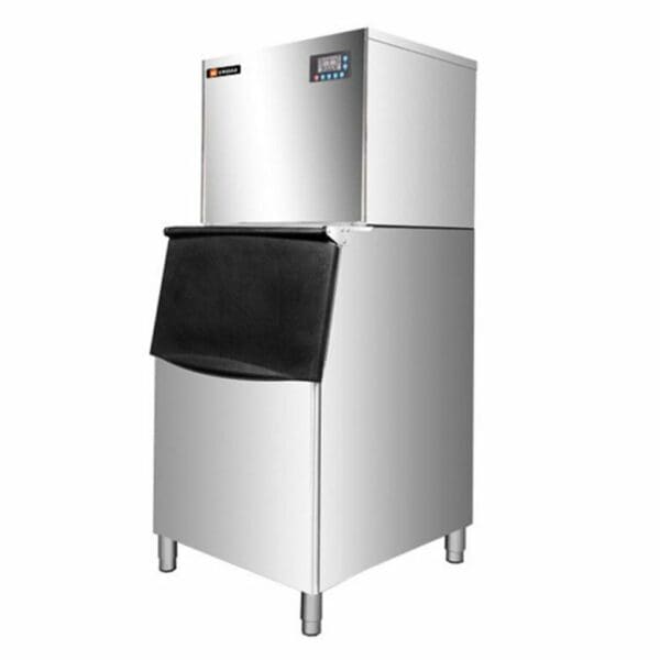Máy làm đá viên Unibar UBM-250 gồm đầu máy và thùng chứa