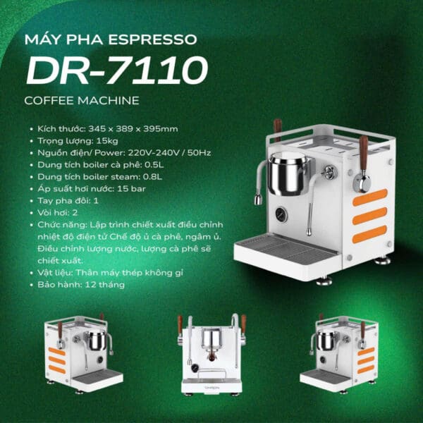 Máy pha cà phê Hambach DR7110