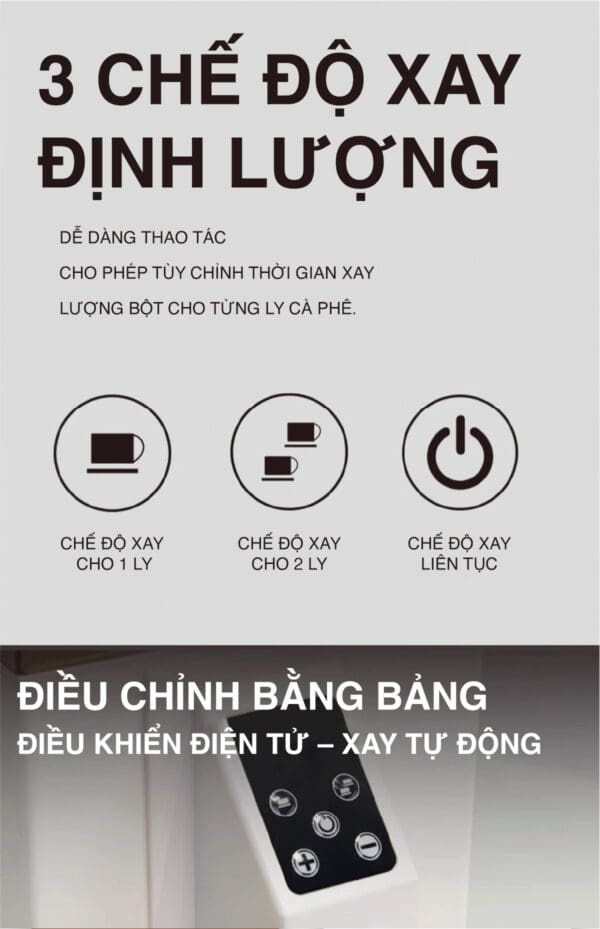 Máy xay cà phê Hambach DR8210 - ảnh chi tiết 8 tại Phadin