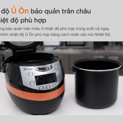 Nồi nấu trân châu tự động Unibar 8L