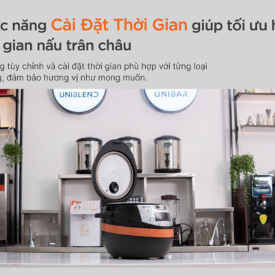 Nồi nấu trân châu tự động Unibar 8L