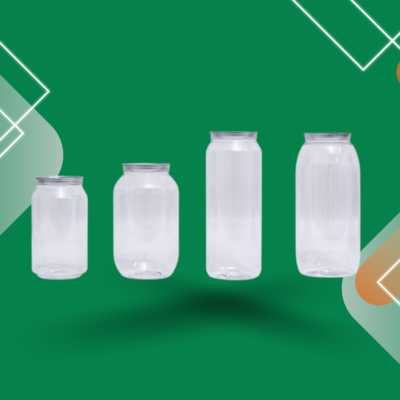 Lon nhựa PET nắp nhôm xé 330ml, 500ml, 700ml