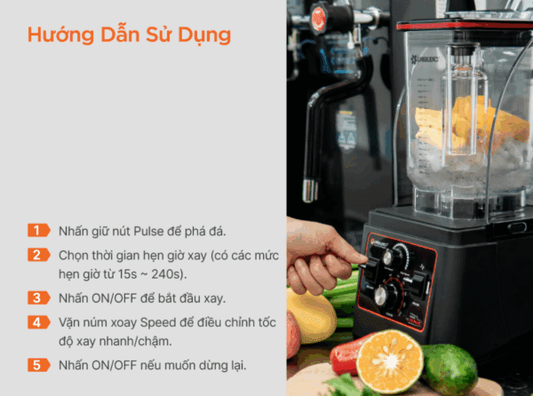 Máy xay sinh tố công nghiệp Uniblend 712PLUS