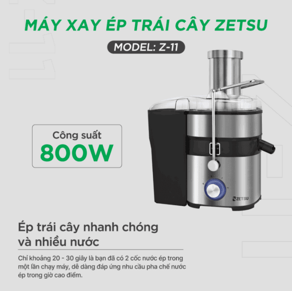 Máy ép trái cây | Máy ép nhanh Zetsu ZT-11
