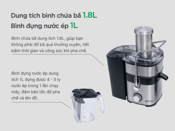 Máy ép trái cây | Máy ép nhanh Zetsu ZT-11