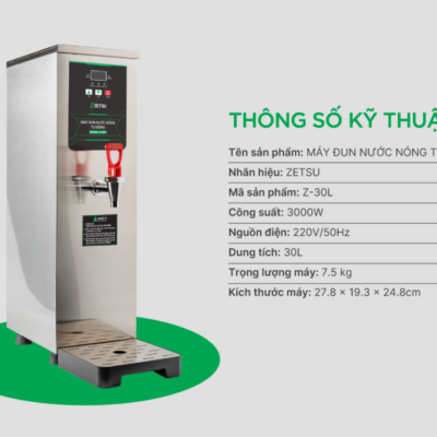 Máy đun nước nóng tự động Zetsu Z-30L