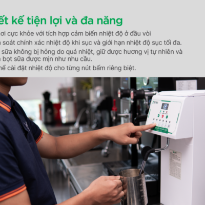 Máy sục sữa áp suất cao Zetsu ZT-121
