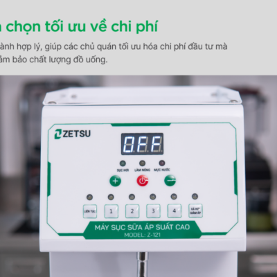 Máy sục sữa áp suất cao Zetsu ZT-121