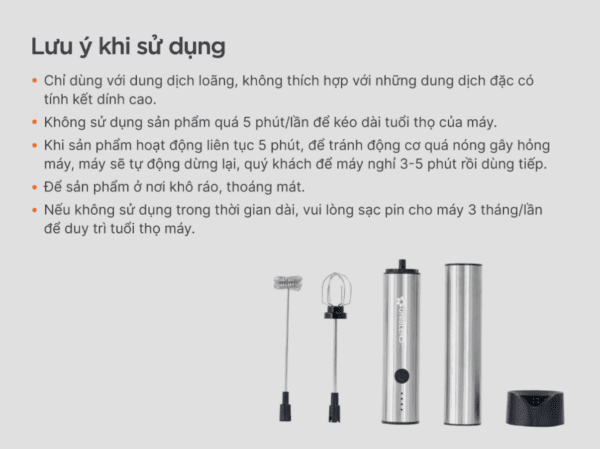 Máy đánh bọt cà phê đa năng Uniblend DC-201