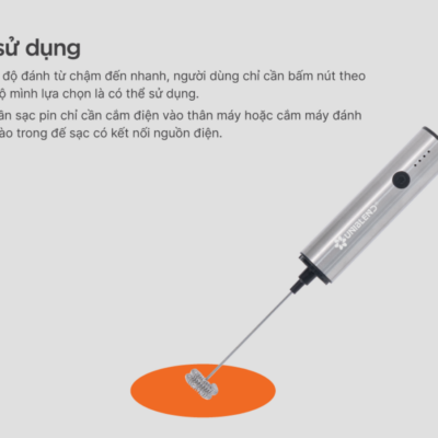 Hướng dẫn sử dụng máy đánh bọt Uniblend DC-201