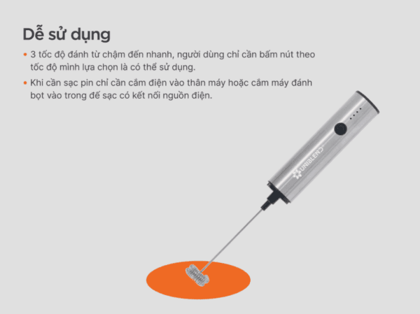 Máy đánh bọt cà phê đa năng Uniblend DC-201