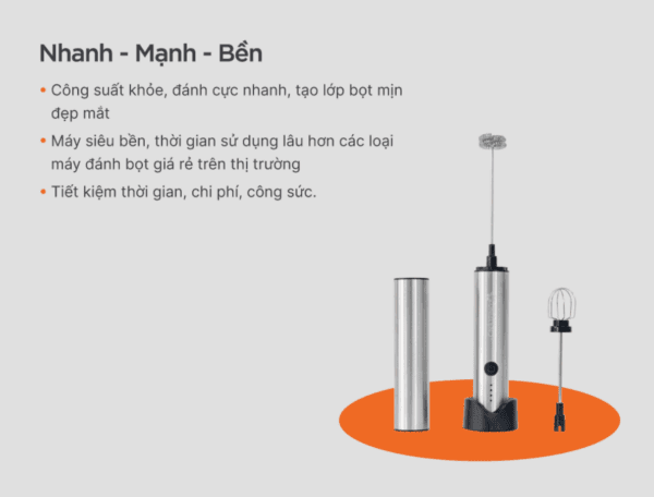 Máy đánh bọt cà phê đa năng Uniblend DC-201