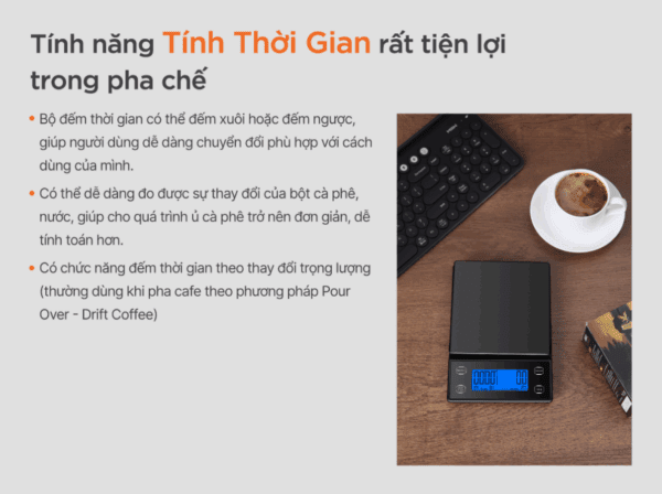 Chức năng đếm tiến và đếm ngược của cân Uniblend UDC-5000
