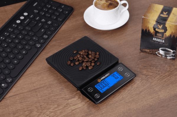 Cân hạt cà phê bằng Uniblend UDC-5000