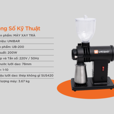 Máy xay trà chuyên dụng Unibar UBSK-200