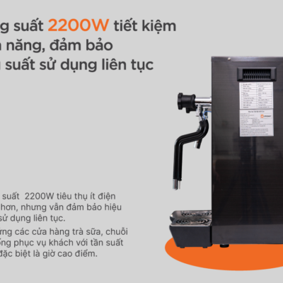 Máy sục nóng sữa áp suất cao Unibar UBS-1VS