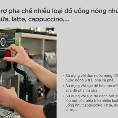 Máy sục nóng sữa áp suất cao Unibar UBS-1VS