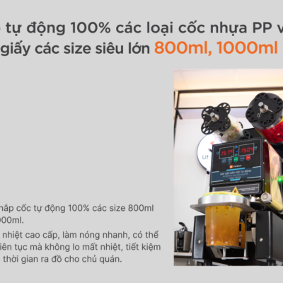 Máy dập nắp cốc tự động Unibar UBS-810
