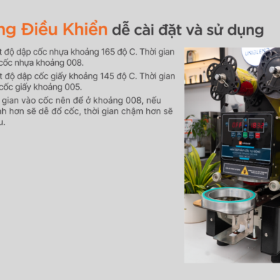 Máy dập nắp cốc tự động Unibar UBS-810