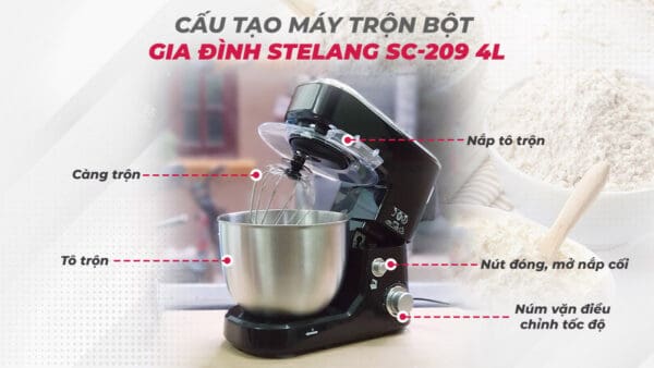 Máy đánh kem Stelang 5L SC-236