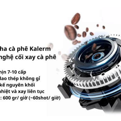 Máy pha cà phê siêu tự động Kalerm E30 Pro