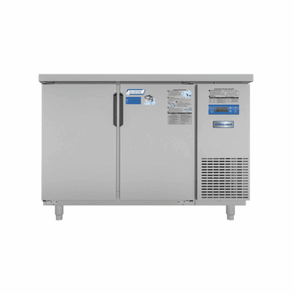 Tủ bàn mát quạt gió Unibar 2 cánh mở inox 1200x600x850
