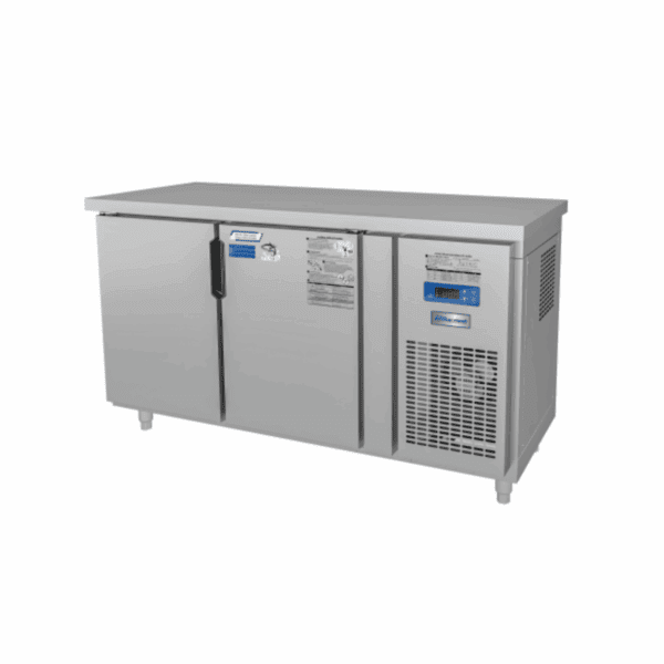 Tủ bàn mát quạt gió Unibar 2 cánh mở inox 1500x750x850