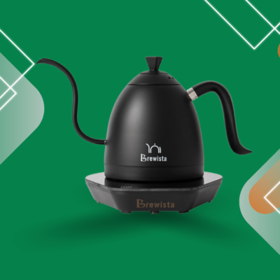 Ấm rót cà phê chính hãng Brewista – điều chỉnh nhiệt độ thông minh, chuyên dụng cho pha cà phê pour-over, thiết kế vòi cổ ngỗng dài bằng thép không gỉ, dung tích 600ml