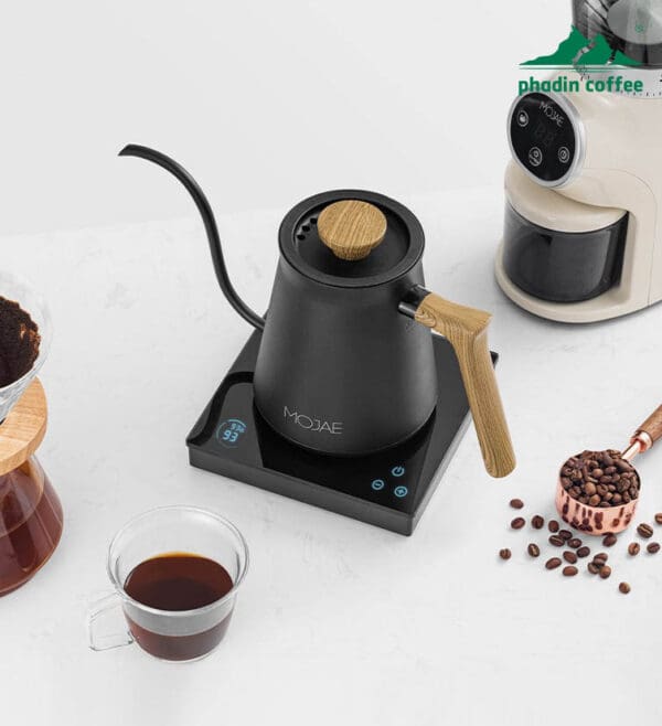Ấm rót cà phê pour-over MOJAE điều khiển nhiệt độ thông minh, dùng tại nhà