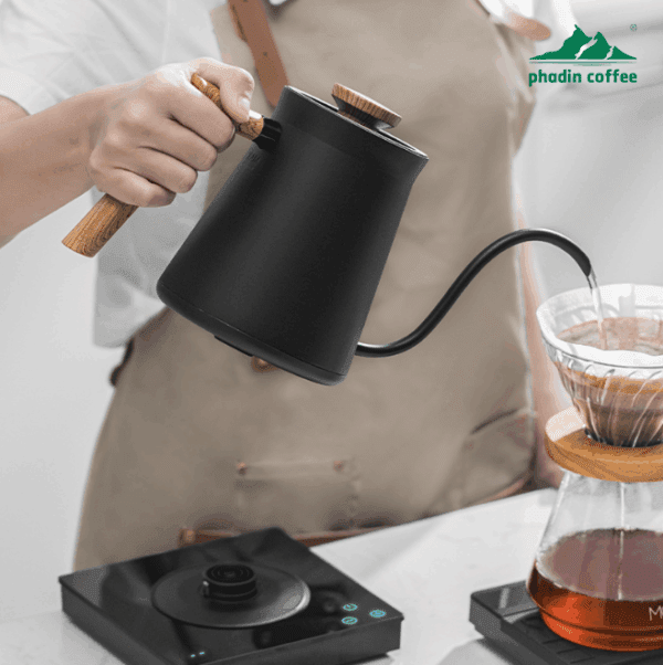 Ấm rót cà phê pour-over MOJAE điều khiển nhiệt độ thông minh, dùng tại nhà