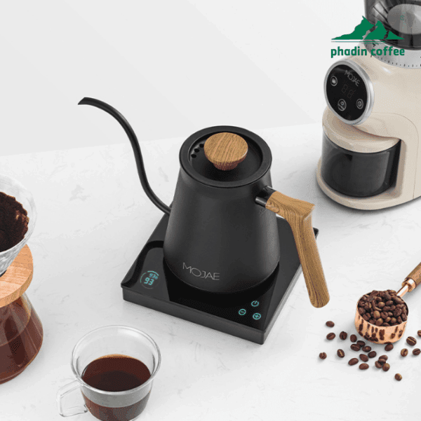Ấm rót cà phê pour-over MOJAE điều khiển nhiệt độ thông minh, dùng tại nhà