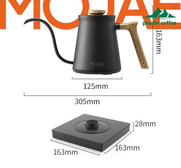 Ấm rót cà phê pour-over MOJAE điều khiển nhiệt độ thông minh, dùng tại nhà