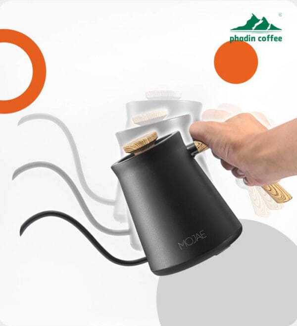 Ấm rót cà phê pour-over MOJAE điều khiển nhiệt độ thông minh, dùng tại nhà
